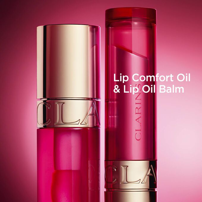 Clarins lip comfort oil and balm: A duo of lip products for ultimate lip care and hydration.